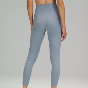 Lululemon align leggings 25” light blue chambray